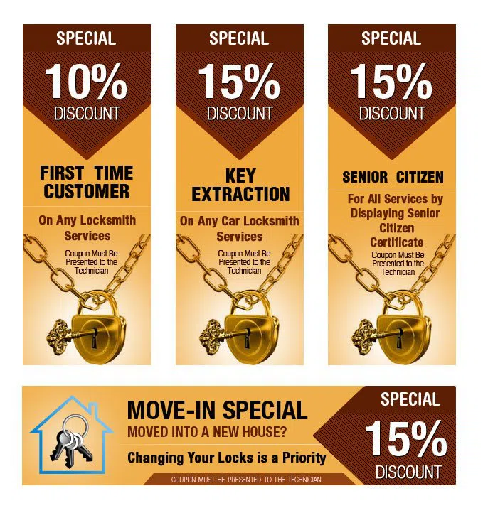Super Locksmith Service New Berlin, WI 262-662-6054 - coupon1-set-four